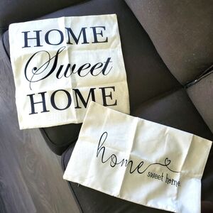 2 decorative pillow covors.